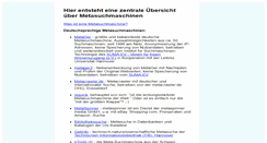 Desktop Screenshot of metasuchmaschine.org